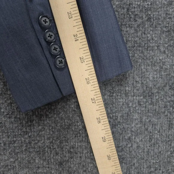 Daryl James Suit Mens 40 32x32 Blue 2 Piece Set Bespoke Custom Tailored NFL USA
